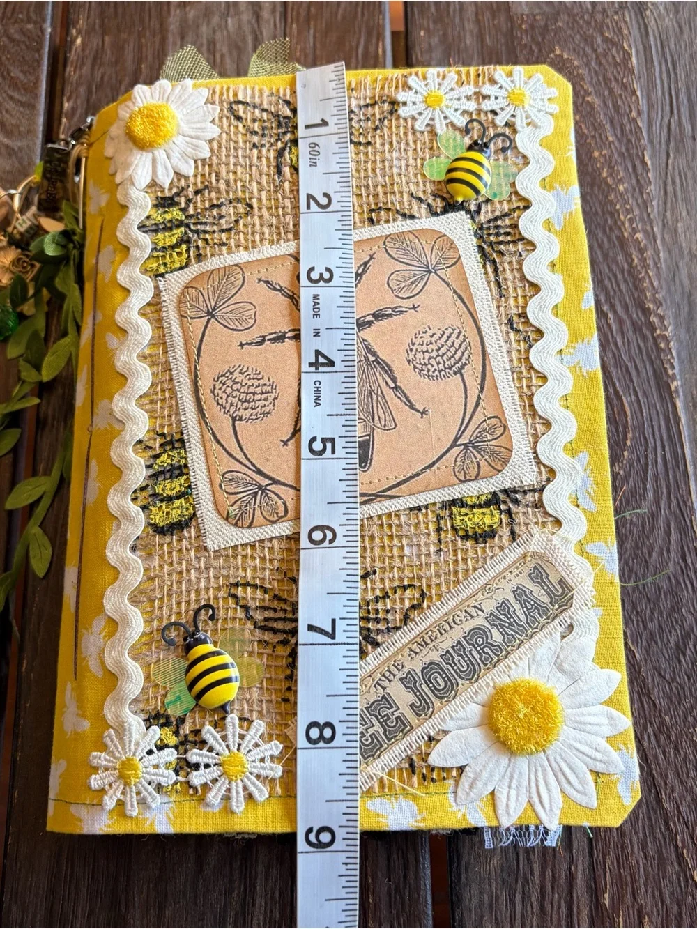 Handmade bee themed